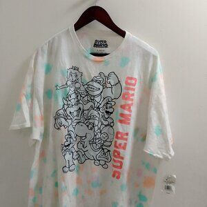 "Super Mario", Short Sleeved, Adult/ Ladies T-Shirt